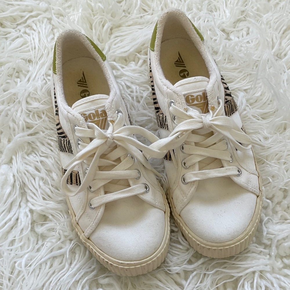 GOLA Cream & Zebra Sneakers